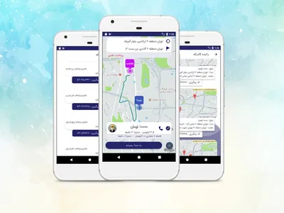 Project screenshot of the Kaleskeh Driver app - a Transportation project