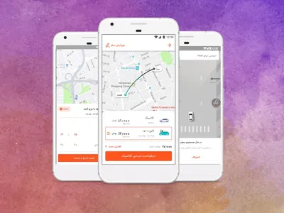 Project screenshot of the Tapsi Passenger app - a Ride-Hailing project
